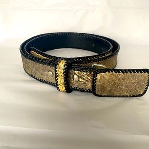 Vintage  real snakeskin belts (handmade)